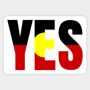 Vote YES to Indigenous Voice To Parliament Australia Sticker